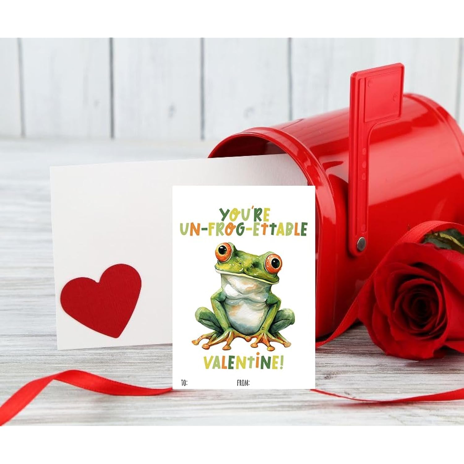 Reptile Valentine Day Classroom Sharing Cards (Set Of 24) Valentine'S Class Party Exchange - Snake Frog Alligator Lizard Turtle