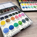 Yasutomo Niji Artist Watercolors Essential, Set of 12 Colors