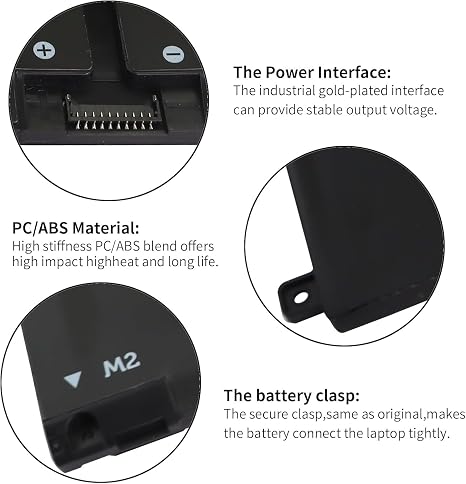 Replacement Laptop Battery for Dell Inspiron 7300 7306 7405 7500 7506 2-in-1 H5CKD