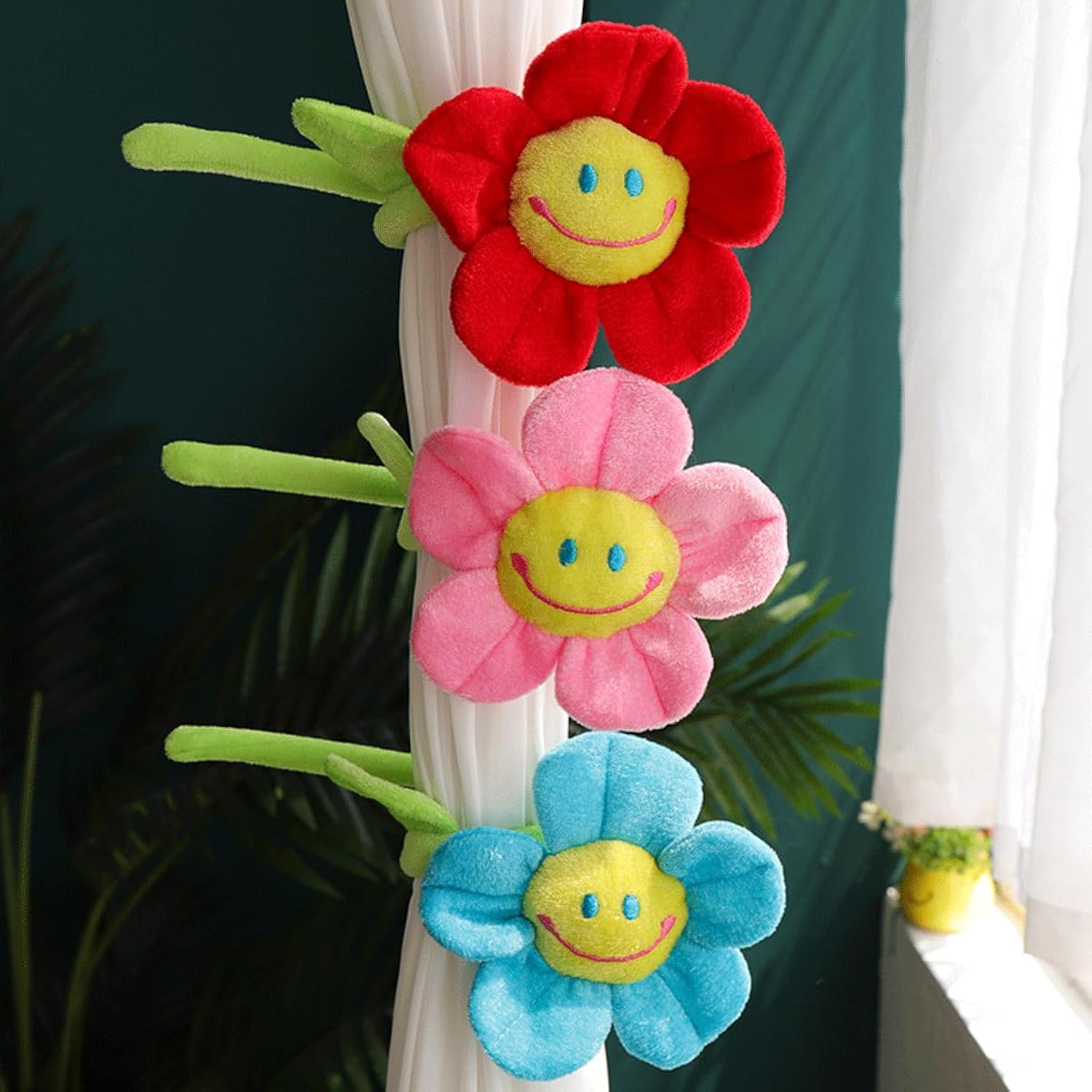 Stuffed Artifical Flower,Plush Sunflower Bouquet With Bendable Stems, Stuffed Flower Home Decoration For Wedding Party Birthday Christmas (26 Inch, Yellow)