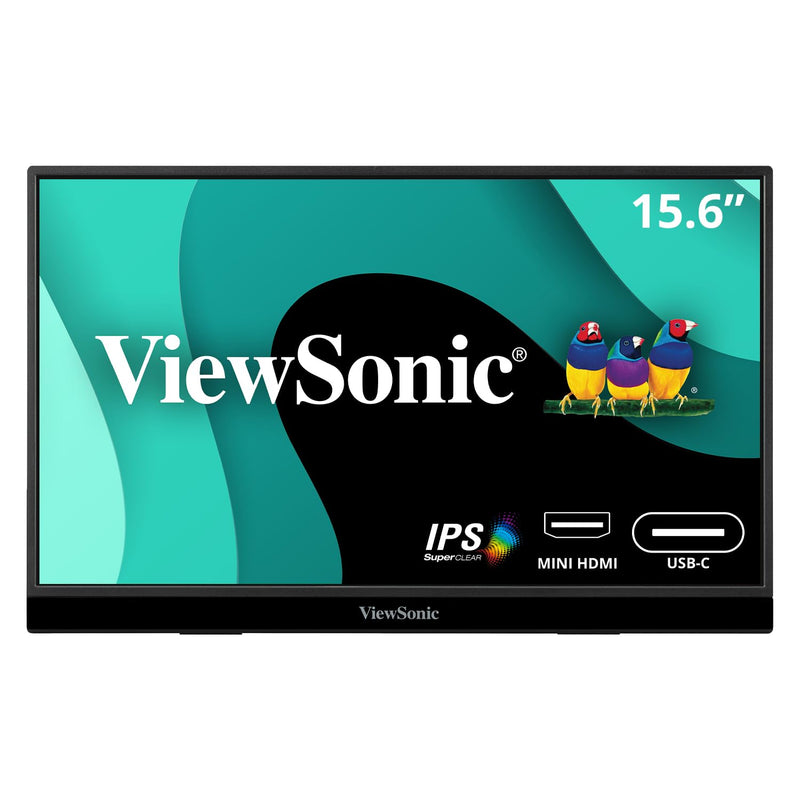 ViewSonic VX1655 15.6 Inch 1080p FHD Portable LED IPS Monitor with 2 Way Power