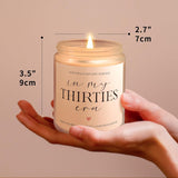 30Th Birthday Gifts For Women Men, Happy 30Th Birthday Decorations For Her Him - 7 Oz Lavender Scented Candles (In My Thirties Era)