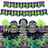 172 Pieces Truck Party Decorations Set Happy Truck Birthday Tableware Theme Disposable Dinnerware Tableware Kit Serves For 24 Guests Themed Birthday Party Supplies