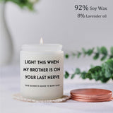 Sister In Law Gifts, Candle For Sister-In-Law Funny Christmas Gift - Birthday Mothers Day Future Sister In Law Wedding Presents Ideas Adult Lavender Candle