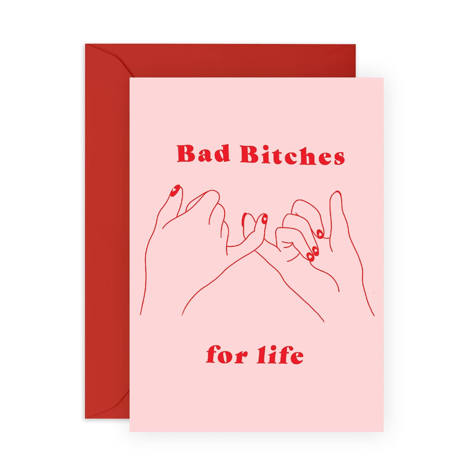 Friend Birthday Card Female - Best Friend Birthday Cards For Her - Sister Birthday Card - Friendship Gifts For Women - Comes With Stickers - Galentines Day Card