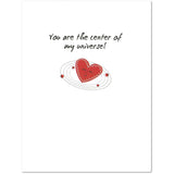 Planet Pluto Valentine'S Day Card (4.25" X 5.5") By
