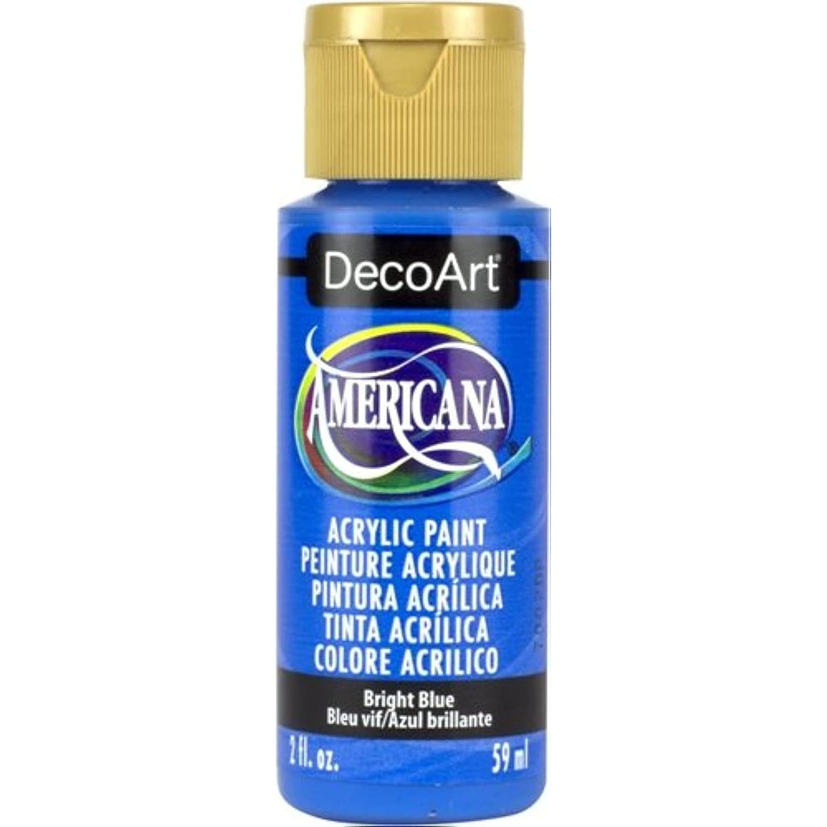 DecoArt DA351-3 Bright Blue Americana Craft Paint, 2 oz