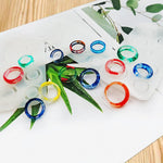 3Pcs Different Shapes Silicone Resin Ring Mold, 8 Sizes Ring Jewelry Resin Casting Mold, For Diy Rings, Earrings, Necklace Pendants, Keyrings, Crafts, Decorations Making