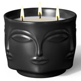 20Oz Large Black Funny Scented Candle For Men – Vanilla & Amber Oud, 3 Wick Non Toxic Soy Candle, Matte Ceramic Jar, Luxury Home Fragrance, Elegant Winter Décor & Premium Valentines Day Gift