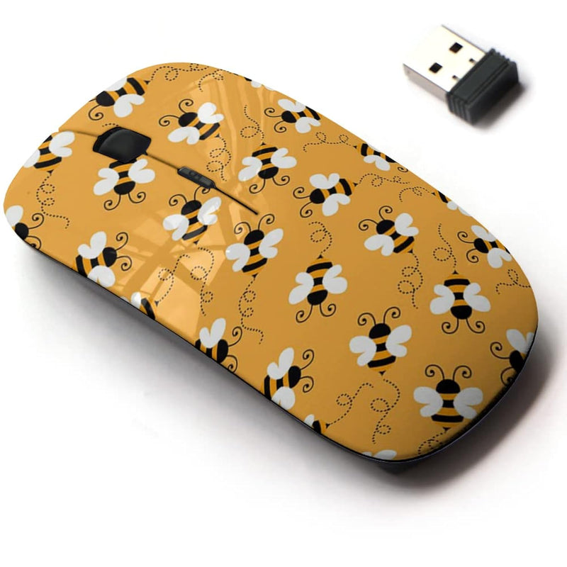 2.4G Wireless Mouse With Cute Pattern Design For All Laptops And Desktops With