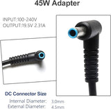 HP 45W Blue Tip Laptop Charger AC Power Adapter for Model 14