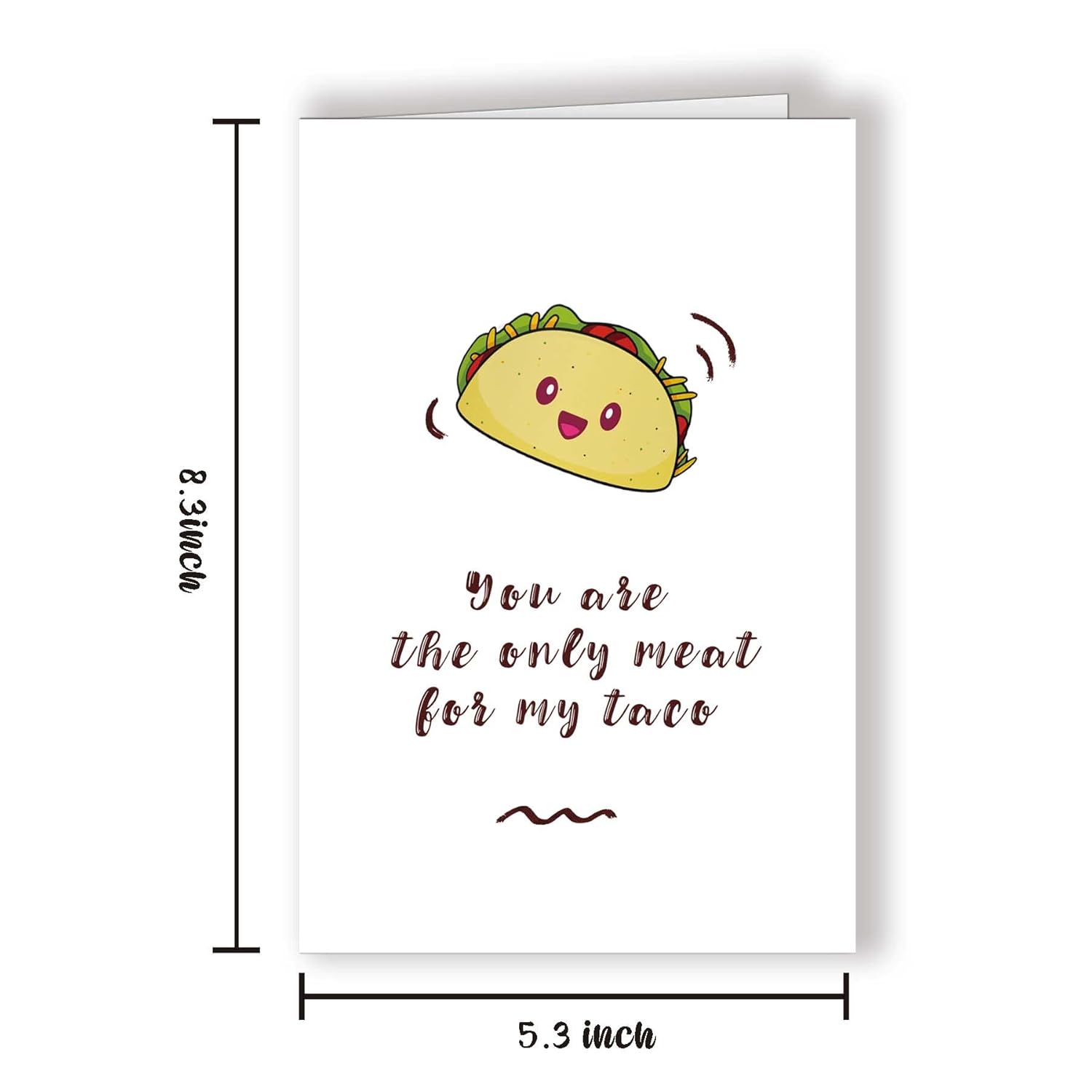 Naughty Anniversary Card For Husband Boyfriend, Sexy Funny Valentine’S Day Card For Him, The Only Meat