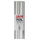 Gift Wrap - Metallic Wrapping Paper - 50 Sq Ft - Silver Foil - 2 Rolls/Pack