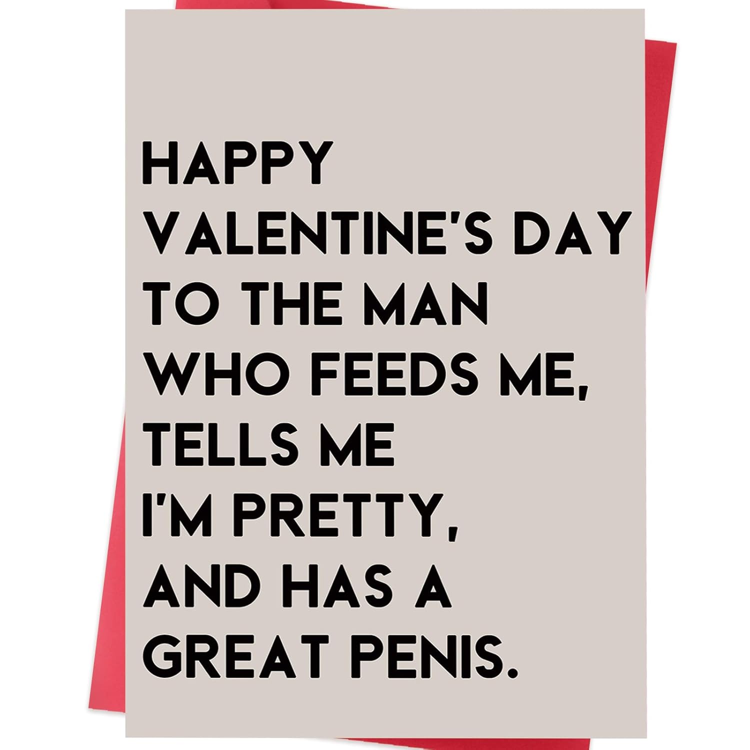 Funny Valentines Day Card For Husband Or Boyfriend – Romantic Naughty Valentine Gift For Him Men