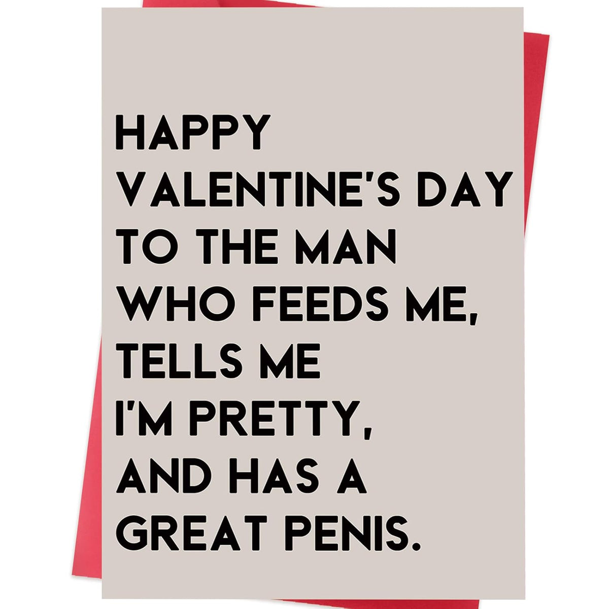 Funny Valentines Day Card For Husband Or Boyfriend – Romantic Naughty Valentine Gift For Him Men