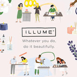 ILLUME Coconut Milk Mango Soy Candle, Ceramic Flower, Pink, 6.7 oz.