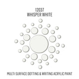 FolkArt Dots Acrylic Craft Paint, Whisper White 2 fl oz Vibrant Multi-Surface Dot Paint Perfect for Easy to Apply DIY Arts and Crafts, 12037