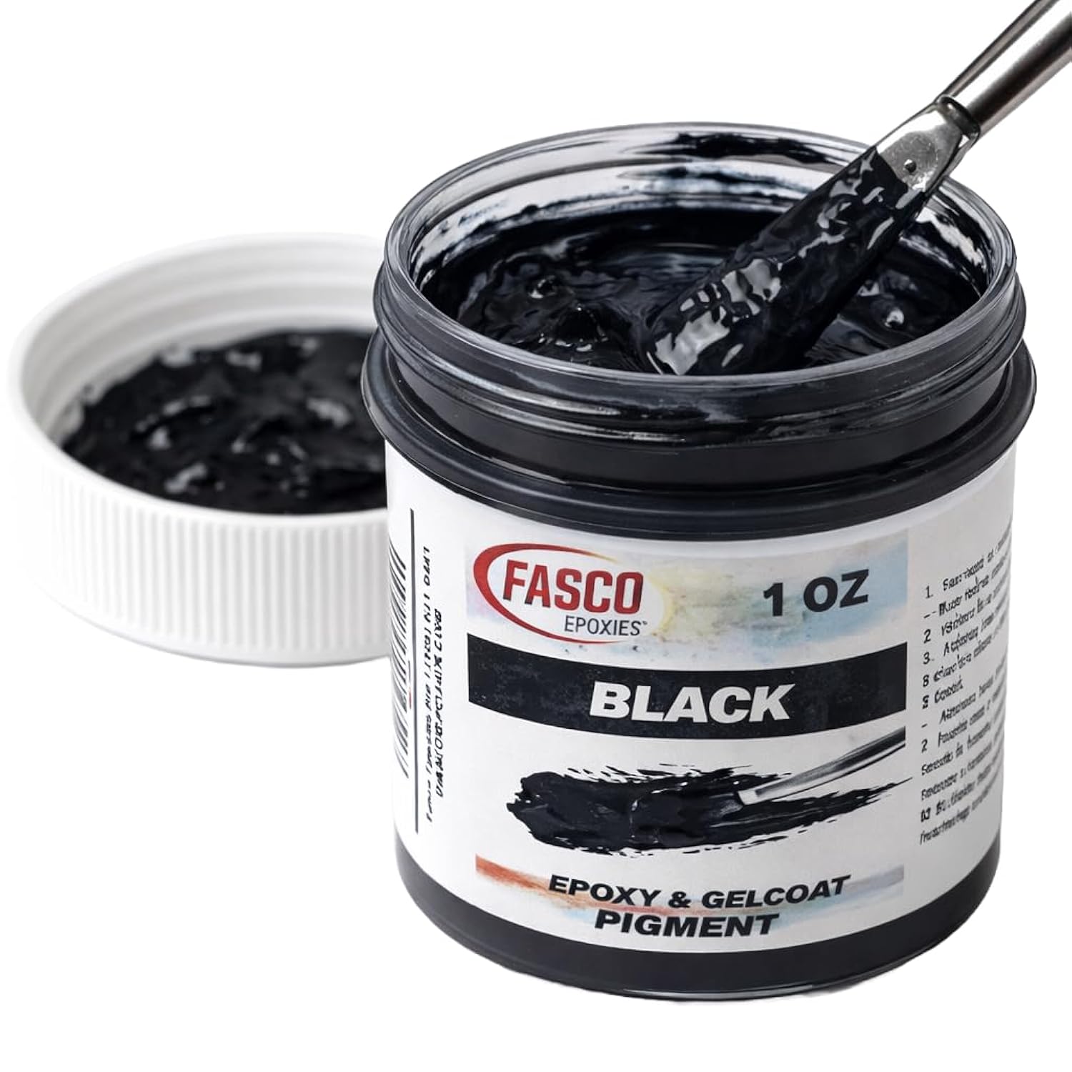 Black Pigment For Epoxy Resin & Gelcoat – Concentrated Colorant - 1 Oz