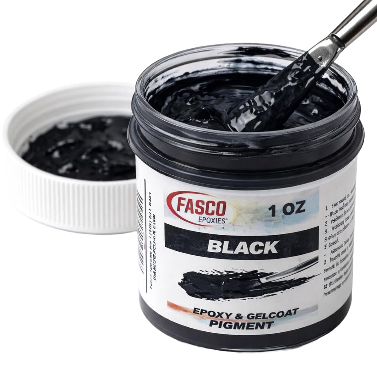 Black Pigment For Epoxy Resin & Gelcoat – Concentrated Colorant - 1 Oz