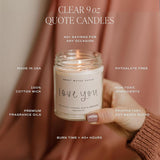 Relax Girl, Peppermint, Cedar, Clove, And Eucalyptus Scented Soy Wax Candle For Home | 9Oz Clear Jar, 40 Hour Burn Time, Non Toxic, Made In The Usa