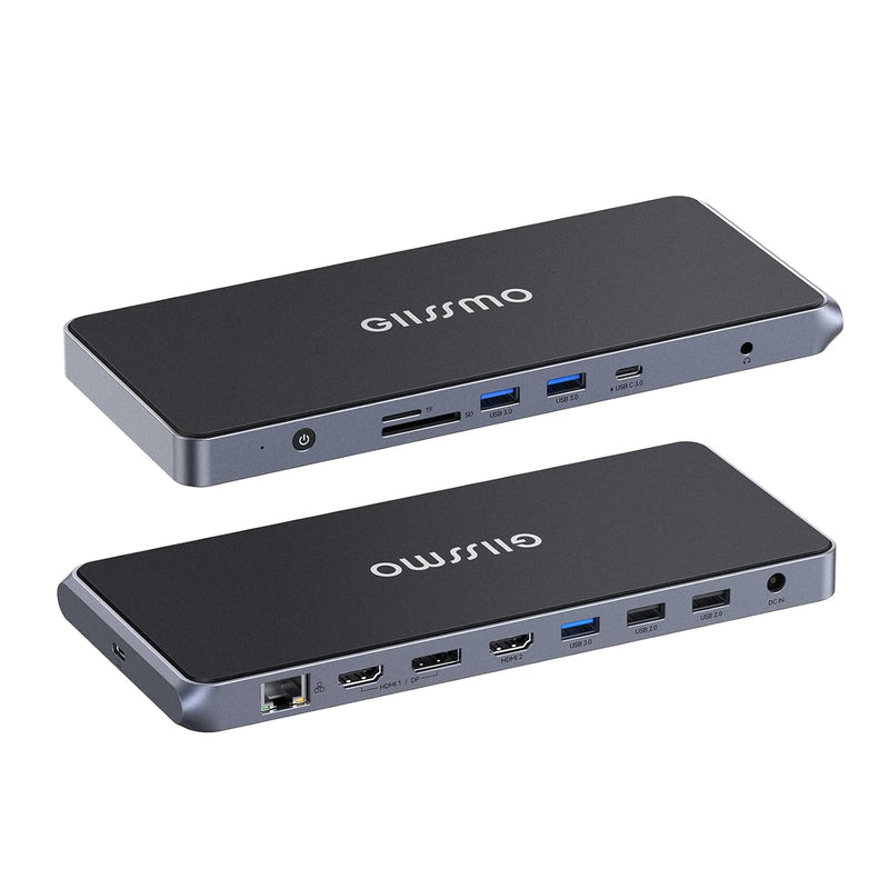 Usb C Docking Station Dual Monitor For Windows And Mac, Universal Laptop Docki