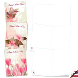 20 Assorted Blank Mother'S Day Notecards Box Set 4 X 5.12 Inch With Envelopes (10 Designs, 2 Each) Summer Floral Am10326Mdb-B2X10