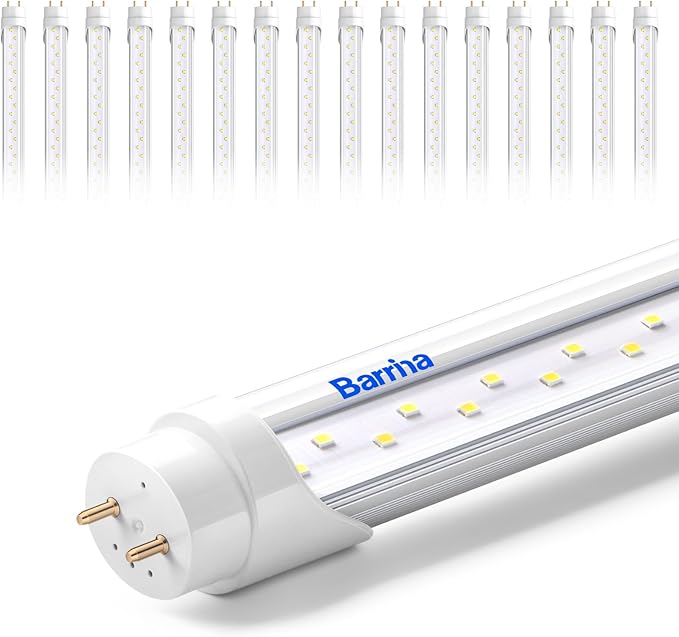 16 Pack 4FT T8 Type B LED Bulbs 24W 3200LM 6000K Dual End Ballast Bypass Tubes