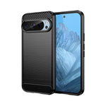 Pixel 9 Pro XL Case, Shockproof Soft TPU, Wireless Charging - Black