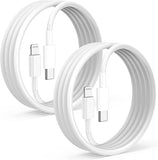 2 Pack USB C to Lightning Fast Charging Cable 6FT Apple MFi Certified for iPhone 14 13 12