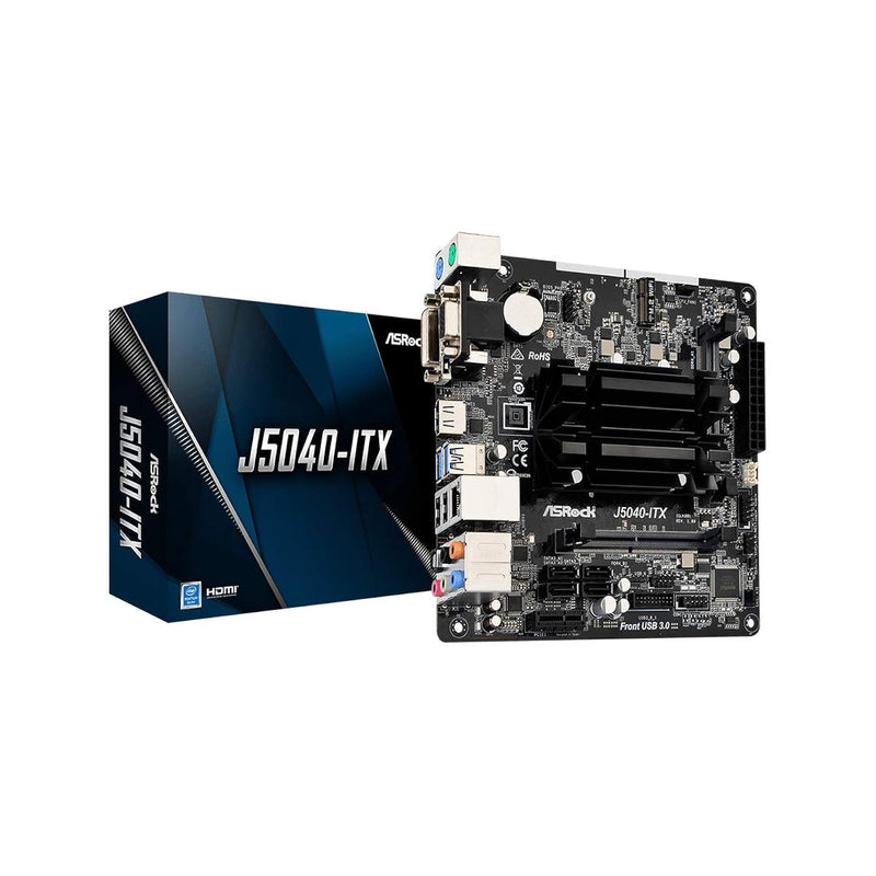 ASRock J5040-ITX Intel Quad-Core Processor J5040 Chipset Mini-ITX Motherboard