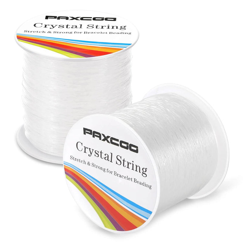 Bracelet String, 2 Rolls Elastic Stretchy Bead String Cord For Clay Beads Kand