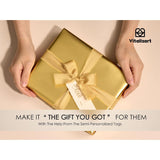 Gold Matte Metallic Wrapping Paper Set 30" With Silk Satin Ribbon & Gift Tags Christmas Gift Wrapping Birthday Baby Shower Wedding Bouquets Handmade Crafts 197"(16.4 Ft) Gold Ribbon