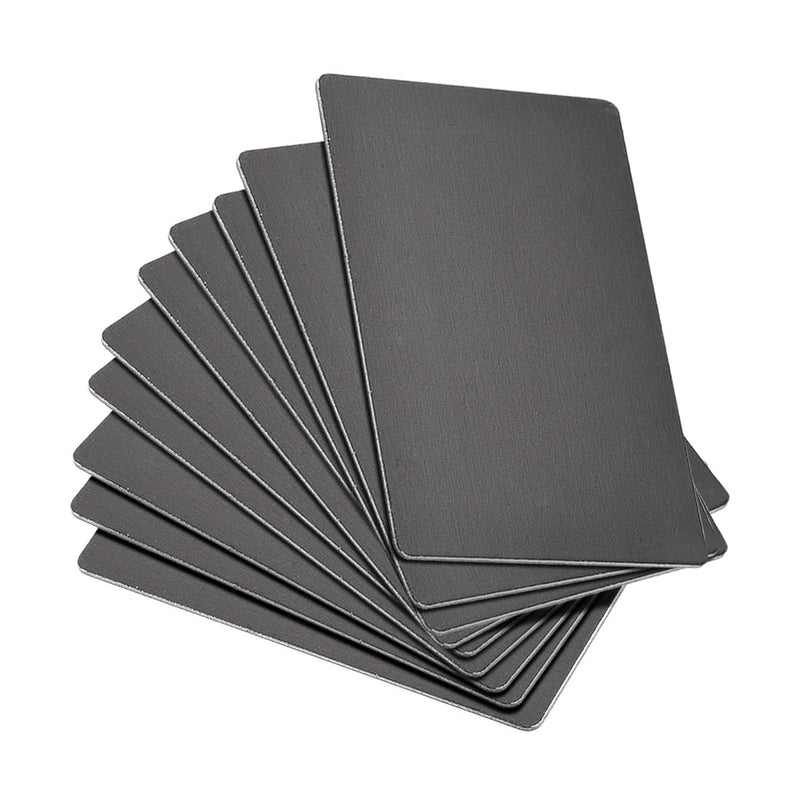 Blank Metal Card 80X50X1Mm Anodized Aluminum Plate For Diy Laser Printing Engr