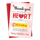 Happy Valentine'S Day Cards For Teacher Valentine'S Day Gifts Teacher Valentines Day Cards With Envelopes Teacher Valentines Greeting Cards Thank You Teachers Valentine'S Gifts Cards From Students