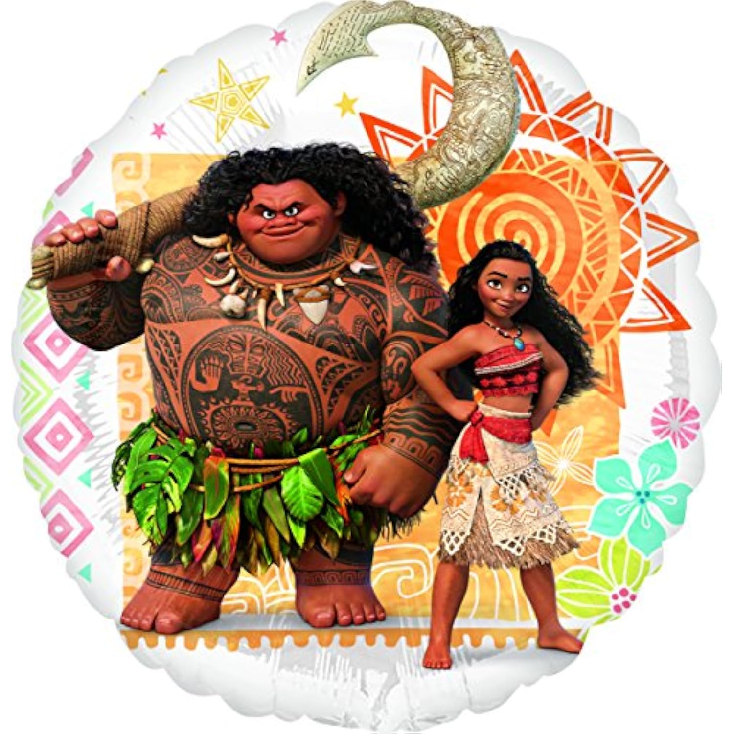 Moana 3rd Birthday Party Supplies 7pc Balloon Bouquet Decorations