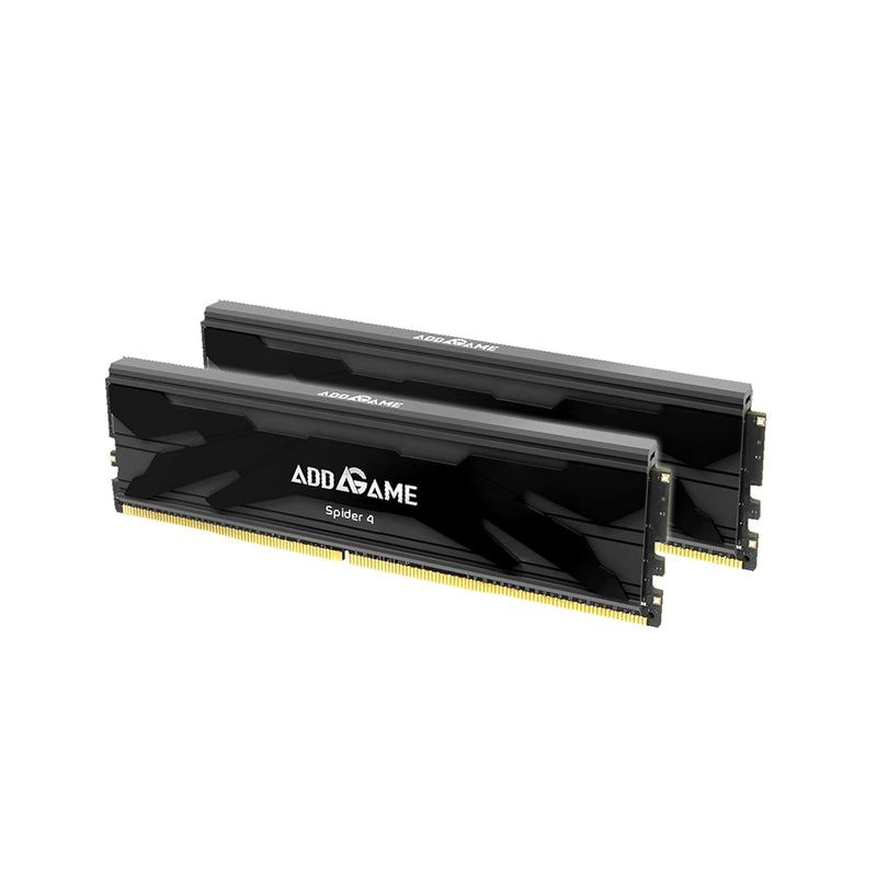 Addgame Spider 4 32Gb (16Gbx2) Gaming Ddr4 3200Mhz With Heatsink 288-Pin C16 U