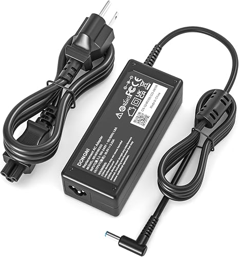 HP 65W 19.5V 3.33A Blue Tip Laptop Charger AC Power Adapter for Pavilion