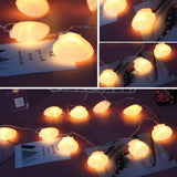 Remote Shell String Lights, 10 Ft Shell Shapped Light With 20 Leds, Battery Powered Sea Shell String Lights For Christma