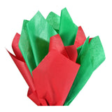 100 Sheets 20"X14" Red And Green Tissue Paper Bulk For Gift Bags,Gift Wrapping Arts Craft Party Favor Christmas Decoration