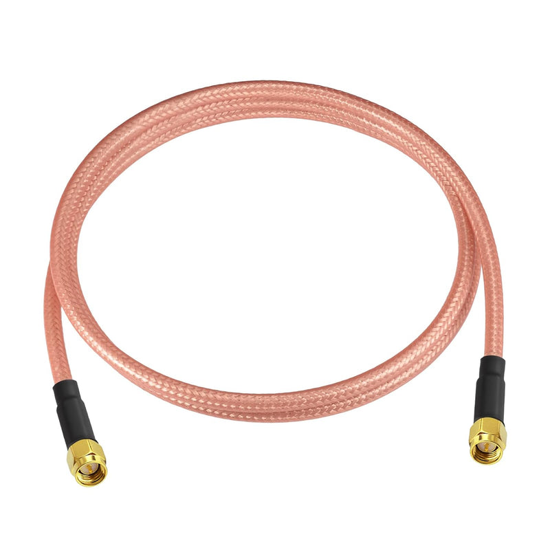 Sma Male To Sma Male Cable Rg400 Low Loss Coax 3 Feet For 4G Lte Antenna, Wifi