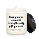 Daughter Gifts From Mom, Lavender Scented Soy Wax Candle, Funny Son Birthday Gifts, Christmas Graduation Birthday Gift For Daughter Son(7Oz)