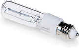 100W JDE11 Halogen Light Bulbs T4 Mini Candelabra Base E11 Dimmable Warm White 4 Pack
