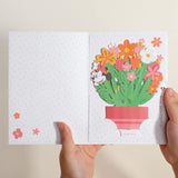 Mother'S Day Pop-Up Card With Mini Paper Bouquet For Her - 3D Disney'S Minnie Mouse Greeting Cards For Mom, Wife, Women - 5" X 7" Card - Blank Notecard & Envelope Included