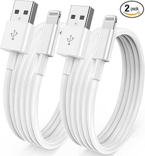 Apple MFi Certified 6FT Lightning to USB Fast Charging Cable for iPhone 14 13 12 11 XS XR 8 iPad Air