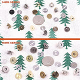 88 Sets 14Mm And 18Mm 4 Color Magnetic Button Clasps Snaps Fastener Cl