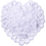 1200Pcs White Rose Petals,Artificial Flowers For Wedding,Parties,Romantic Night Atmosphere,Valentine'S Day,Anniversaries