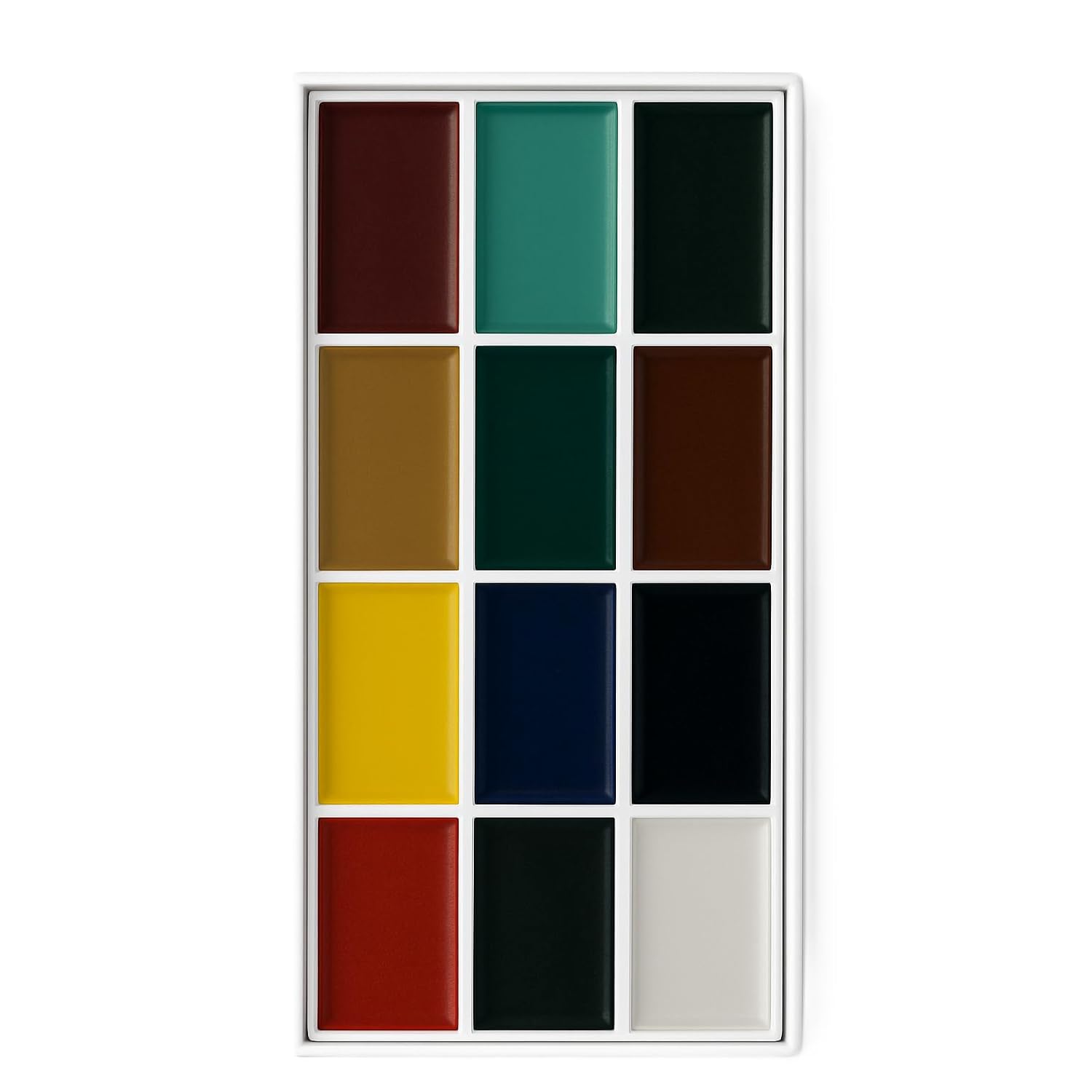 Japanese Gansai Watercolor Set – 12 Handcrafted Earth Tones, Solid Paints Made In Japan For Artists, Journaling & Illustration