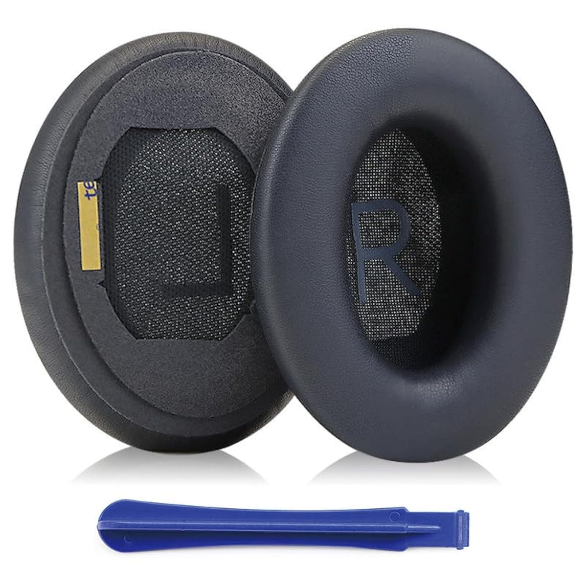 Qc45 Ear Pads Cushion, Replacement Protein Leather Earpads For Bose Quietcomfort 45 Qc45 Quiet Comfort Se Over-Ear Headphones(Rock Grey)