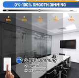 6 Pack 2x2 LED Flat Panel Lights 60W 7200LM 5CCT Dimmable Drop Ceiling Light Fixtures