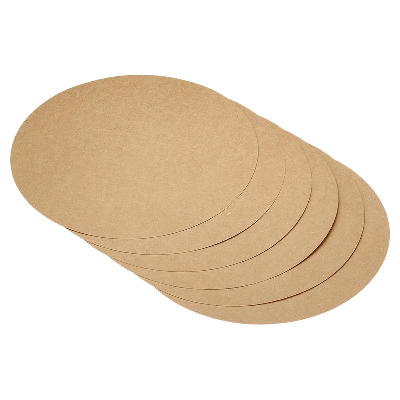 13-Inch Round Cardboard Paper, 20 Pcs Blank Disc Circles Slices For Party Deco